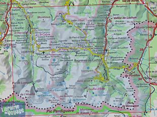 I.G.N - Carte au 1-25.000ème - TOP 25R - 1848 OTR - Bagnères de Luchon - Lac d'Oô - Résistante