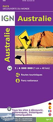I.G.N - Carte de l'Australie