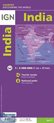 I.G.N - Carte de l'Inde