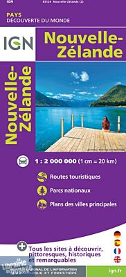 I.G.N - Carte de Nouvelle-Zélande