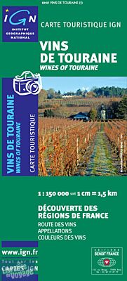 I.G.N - Carte des vins de Touraine