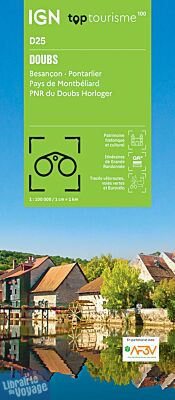 I.G.N - Carte série TOP 100 - n°D25 - Doubs