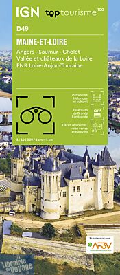 I.G.N - Carte série TOP 100 - n°D49 - Maine-et-Loire