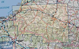 I.G.N - Carte série TOP 100 - n°D64 - Pyrénées-Atlantiques