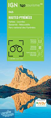 I.G.N - Carte série TOP 100 - n°D65 - Hautes-Pyrénées