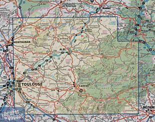 I.G.N - Carte série TOP 100 - n°D81 - Tarn