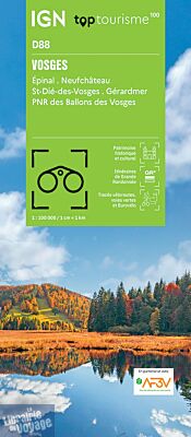I.G.N - Carte série TOP 100 - n°D88 - Vosges