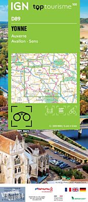 I.G.N - Carte série TOP 100 - n°D89 - Yonne