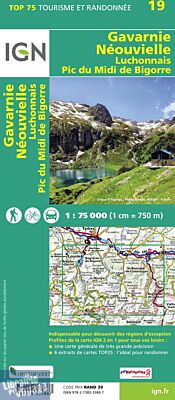 I.G.N - Collection Carte Top 75 - Gavarnie - Néouvielle - Luchonnais