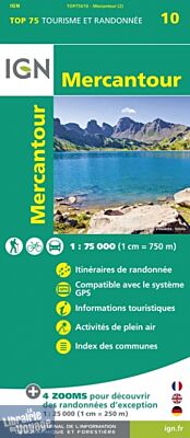 I.G.N - Collection Carte Top 75 - Mercantour 