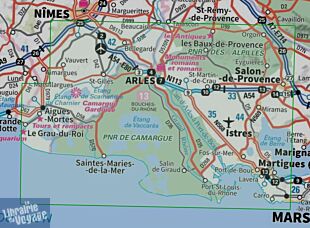 I.G.N - Collection Carte Top 75 - n°33 - Camargue - Alpilles - Les Baux-de-Provence - Saintes-Maries-de-la-Mer