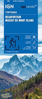 I.G.N - Collection Carte Top 75 - n°4 - Beaufortain, Massif du Mont-Blanc