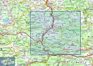 I.G.N Carte au 1-25.000ème - TOP 25 - 2347 OT - Quillan - Alet les bains