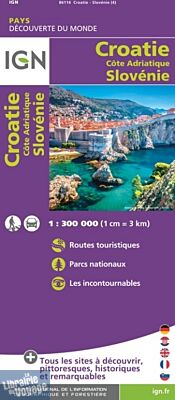IGN - Carte - Croatie - Slovénie