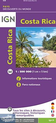 IGN - Carte du Costa Rica