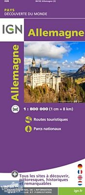IGN - Carte routière de l'Allemagne