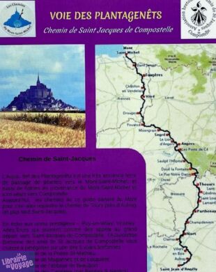 Association Bretonne des Amis de St Jacques - Guide de randonnées - Voie des Plantagenêts jusqu'à Aulnay-en-Saintonge