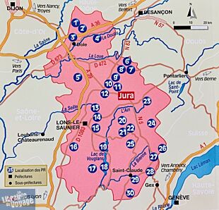 Chamina - Guide de randonnées - Les 30 plus beaux sentiers - Jura