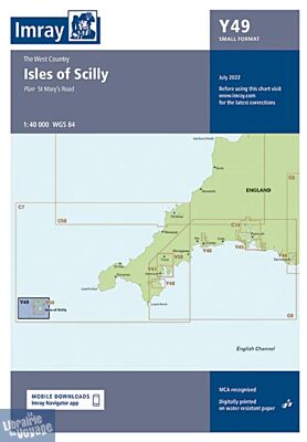 Imray Chart - Carte marine Y49 - Isles of Scilly (îles Scilly)