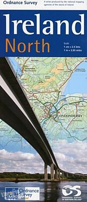 Ordnance Survey - Carte - Nord de l'Irlande (Ireland North)