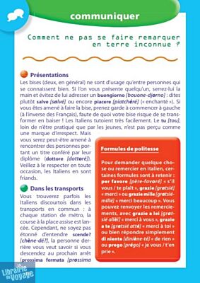 Editions Larousse - Guide de conversation - Italien