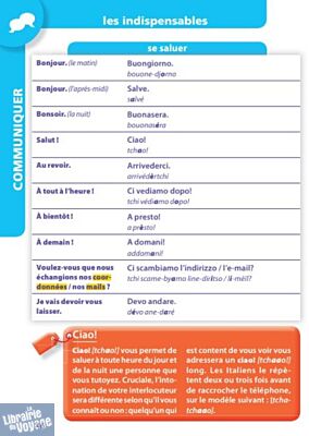 Editions Larousse - Guide de conversation - Italien