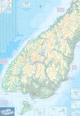 ITM - Carte - New Zealand - South (Île du sud de la Nouvelle-Zélande)