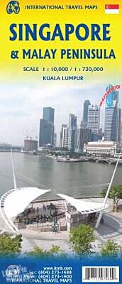 ITM - Carte - Péninsule Malaise (Malaisie ouest) et plan de Singapour