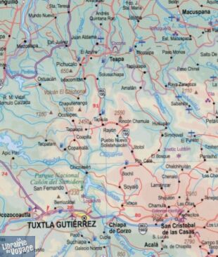 ITM - Carte - Sud du Mexique