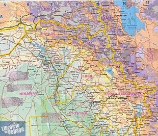 ITM - Carte de l'Irak et Bagdad 