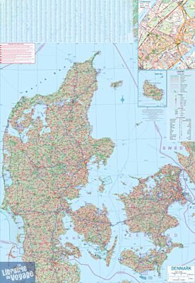 ITM - Carte du Danemark et des îles Féroés
