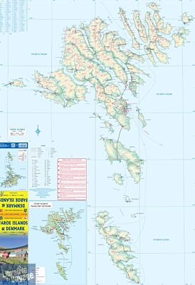 ITM - Carte du Danemark et des îles Féroés