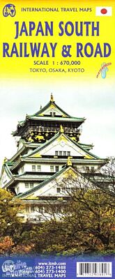 ITM - Carte du sud du Japon (De Tokyo à Kagoshima)
