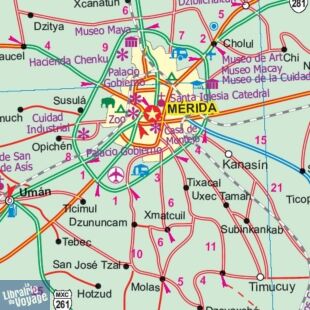 ITM - Carte du Yucatan 