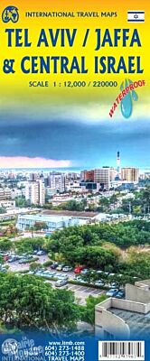 ITM - Carte - Tel Aviv, Jaffa & Israël du centre