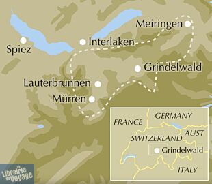 Cicerone - Guide de randonnées (en anglais) - Walking in the Bernese Oberland, Jungfrau region