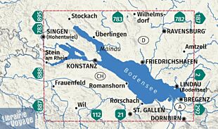 Kompass - Carte de randonnée - n°1C - Bodensee - Gesamtgebiet (Lac de Constance)