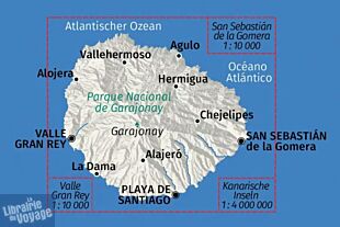 Kompass - Carte de randonnées - n°231 - La Gomera