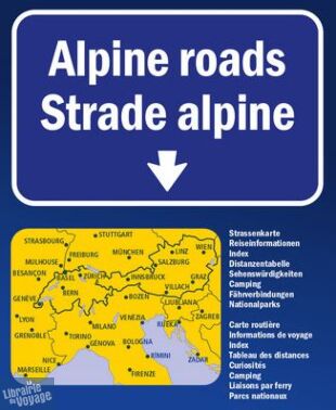 Kummerly & Frey - Carte - Les Alpes (routes alpines)