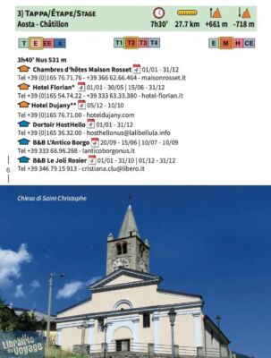 L'Escursionista - Carte de randonnées - Collection Alte Vie pocket - n°11 - Via Francigena in valle d'aosta (Val d'Aoste)