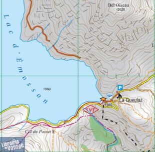 L'Escursionista - Carte de randonnées - Tour de la Vallée du Trient