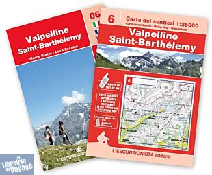 L'Escursionista - Carte de randonnées n°6 - Valpelline, Saint-Barthélemy