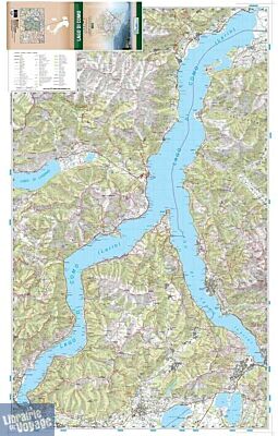 Global Map - Carte de randonnées - Lago di Como (Lac de Côme)