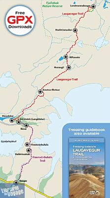 Knife Edge Outdoor Guidebooks -Carte de randonnées - Trekking Iceland's Laugavegur Trail (& Fimmvörðuháls Trail)