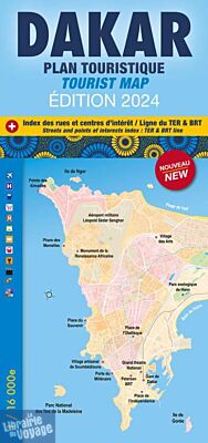 Editions Laure Kane - Carte - Plan de Dakar