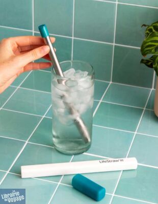 Lifestraw Sip - Paille filtrante en acier inoxydable