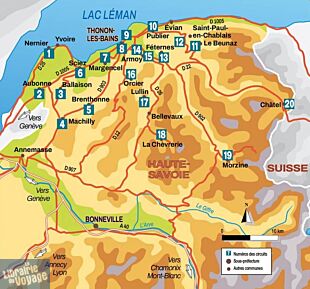 Chamina - Guide de randonnées à vélo - Boucles à vélo autour du Lac Léman