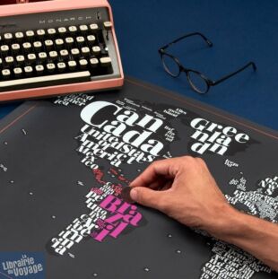 Luckies - Scratch Map - La carte du Monde à gratter - Typogéography