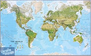 Maps international - Carte murale papier - Le Monde environnemental au 1/20mio