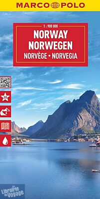 Editions Marco Polo - Carte routière de Norvège